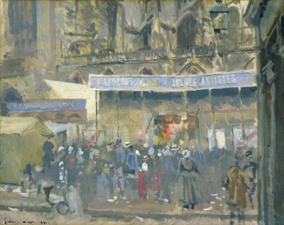 Teatro de Jóvenes Artistas, Dieppe, 1890 de Walter Richard Sickert